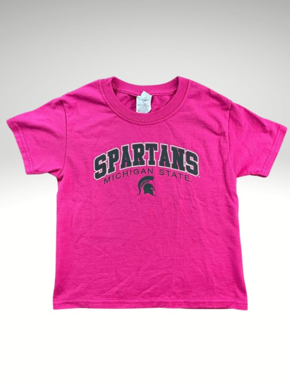 Michigan State Spartans Football Girls Sporty Pink T-shirt Size XS (SKU: 35G)